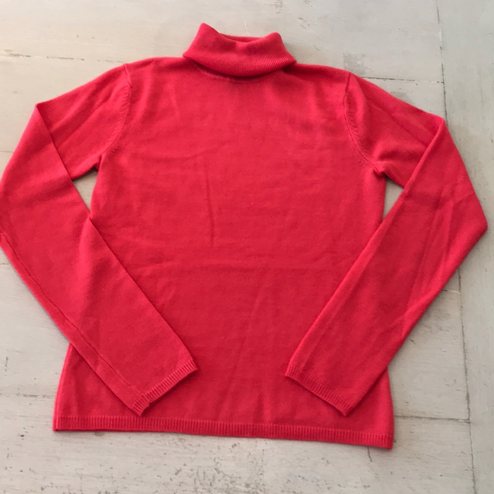 INC Coral Turtleneck